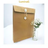A4 서류봉투 크라프트 하도메 단추봉투 260g 실용 보관