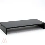 모니터 받침대 1단 블랙 컵퓨터 필오피스 하단
