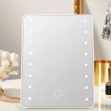3단 LED 조명거울 화이트 인테리어 3단 조명거울