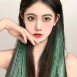 포인트 브릿지 헤어피스(카키)