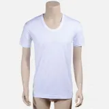 남자 반팔 속옷 40수 면 런닝 화이트 이너웨어