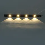 USB충전 무선 동작감지 LED 센서등(50cm) (블랙)