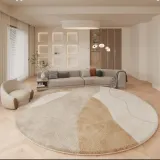 북유럽풍 사계절 미끄럼방지 원형 러그D-2(120CM)