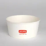 분식용기 10개입(520ml) 일회용 종이그릇