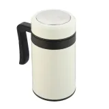 보온보냉 손잡이 텀블러 450ml 화이트 304스텐 머그컵