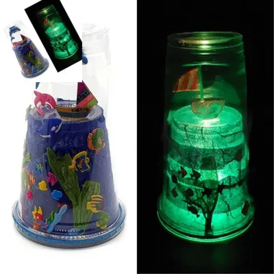 LED 조명등 만들기 바다 입체 B LED조명만들기 어린이무드등만들기 무드등만들기diy 어린이스탠드