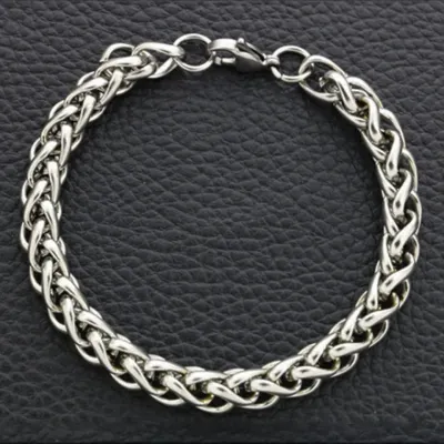 써지컬스틸 용골체인 남녀공용 팔찌(10mm)