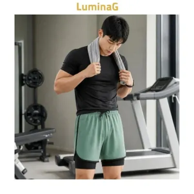 트레이닝 반바지 속바지 내장형 조거 운동 러닝 스포츠 숏팬츠