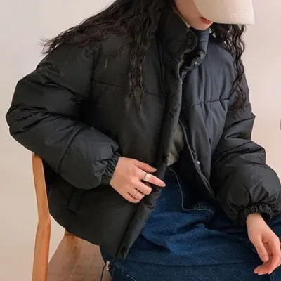 숏패딩 기본 캐주얼 데일리 여성 겨울 패딩 여자숏패딩 루즈핏패딩