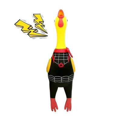 소리지르는 꼬끼오 통닭 엽기닭 장난감 인형 41cm