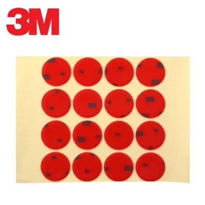 강력 접착 원형 양면테이프 25mm 16P 자동차용 내외장재 부착 3M