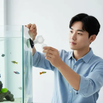 자동 열대어 먹이 급여기 수족관 다목적 사료 공급기