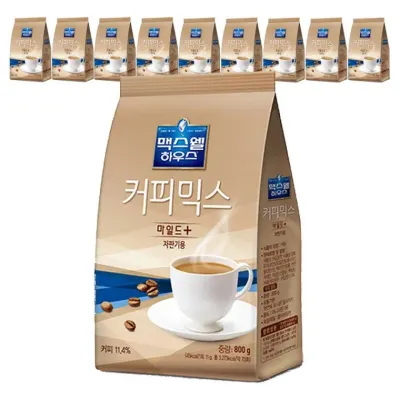 맥스웰하우스 마일드플러스 커피믹스 800g x 10개