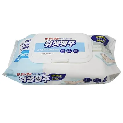 99.9% 항균으로 세균닦는 위생행주 80매 -H
