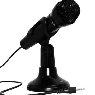 핸드형 스탠드 마이크 유선 스탠드 마이크 3.5mm 미디어용 보컬용 방송용 유튜브 고감도 데스크탑 노래방