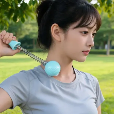 골프공 목 마사지기 어깨 등 셀프 지압 마사지볼 롤러 어깨결림 근육 이완