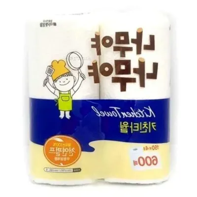 주방용 2겹 키친타올 150매 4롤 종이 핸드타올