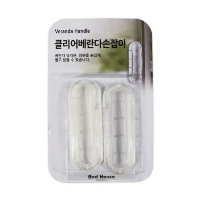 우일 클리어 베란다 손잡이-TK/유리문/여닫이/미닫이/샷시/문고리/창문