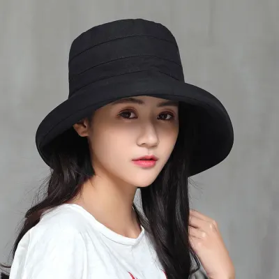 메이빈 여름 버킷햇(블랙) / 여성 벙거지모자