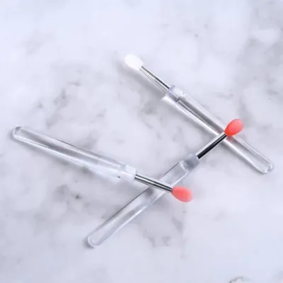 브러쉬 다용도 립 실리콘 택1 립컬러 다용도 뷰티도구 실리콘 메이크업