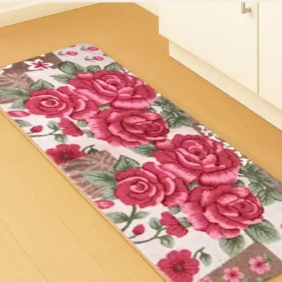 발매트 장미꽃 대 45x120cm