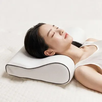 메모리폼 경추 지지 목 편안한 수면 꿀잠 방지 L 커버 포함
