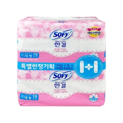 쏘피 한결 대형 19+19 개입 생리대 - D