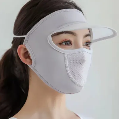 햇빛차단 여성썬캡 올인원 마스크모자 여자썬캡 스포츠 쿨마스크 러닝 얼굴가리개