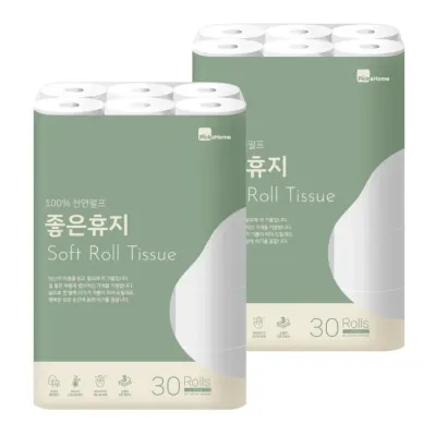 픽앤홈 좋은휴지 3겹 화장지 30m 두루마리휴지