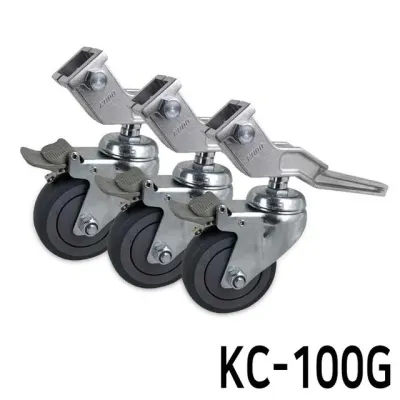 KUPO 카메라삼각대 카메라 100mm 캐스터 w 브레이크 스탠드용 바퀴 (3개세트) (K