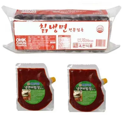 옥천 칡냉면 비빔SET (냉면2kg+비빔장1kg) 10인분