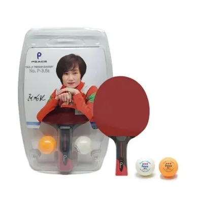 피스 탁구라켓 쉐이크핸드형 P-3.5S 탁구용품