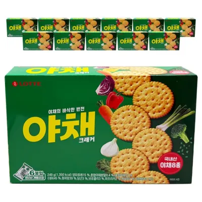 롯데 야채크래커 249g x 12개