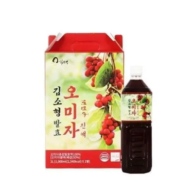 2026년 한가위 부모님 건강선물 김소형 발효 오미자진액 1L 2병