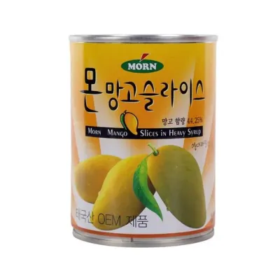 몬 망고 슬라이스 565g 망고슬라이스 망고디저트 망고캔