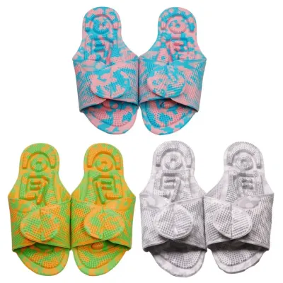 [당일발송] 국산 다용도 헤라칸 발 발바닥 지압 건강 거실 슬리퍼 실내화 M/L/XL (개별포장)