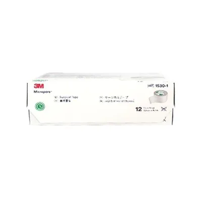솔벤텀)종이반창고(MICROPORE)흰색 1530-1(1인치)/1BOX(12개)