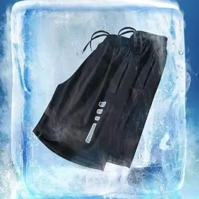 밴딩 숏팬츠 회색 2XL 5XL 스판 쿨링 반바지