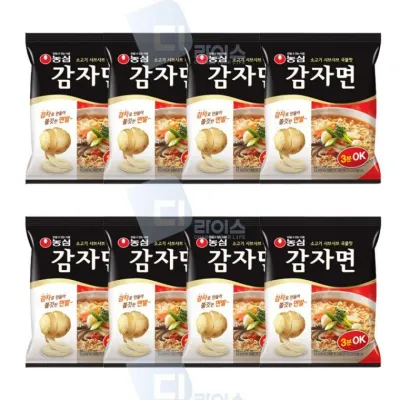 농심 감자면 데일리 8봉