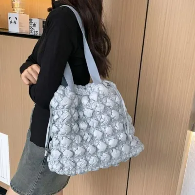 여성 보부상백 숄더백 다이아 엠보 스트링 토트백 기저귀가방 천가방 에코백