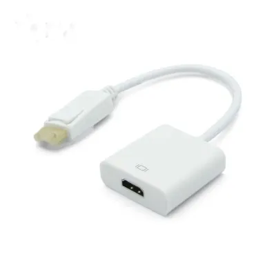 DP HDMI 컨버터 데스크탑 TV 연결 어댑터 DC전원 쿨링팬 to 변환젠더 DisplayPort HDMI선 모니터케이블