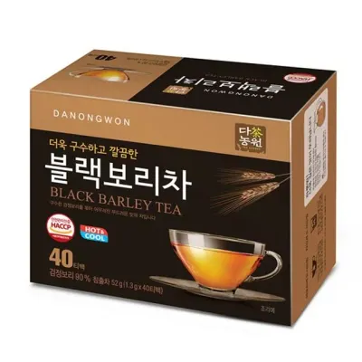 다농원 검정 보리차티백 블랙푸드 블랙보리 티백 2개 검은 흑보