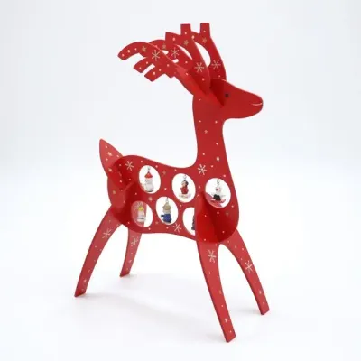인테리어 목각 입체 크리스마스 악세사리 소품 루돌프 DIY 용품