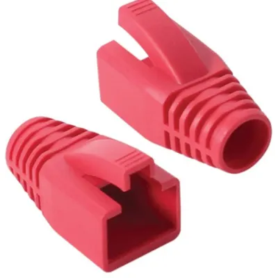 RJ45 CAT.7 랜선 레드 플러그보호캡 네트워크자재 랜선보호 랜선보호캡 케이블보호캡