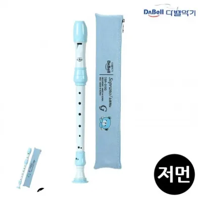 음악교육용품 리코더악기 학교음악준비물 음악수업준비물 연습용리코더 하늘색 저먼식 컬러 리코더