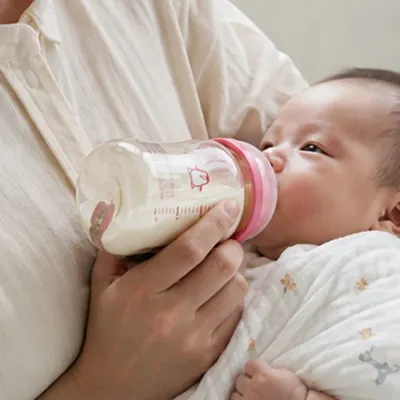 안전한 크리스탈 투명 와이드넥 PPSU BPA프리 아기젖병 160ml 핑크