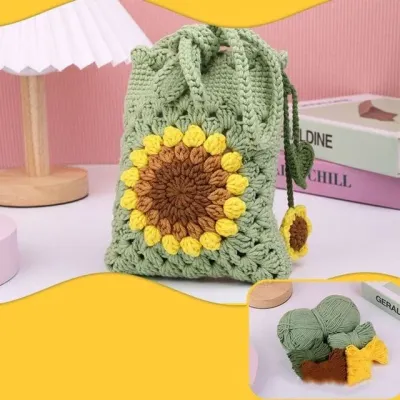 그린 sotwo 니트백 DIY 가방부자재 만들기 가방만들기 가방뜨개실