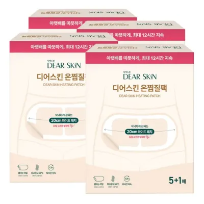 깨끗한나라 디어스킨 온찜질팩 6매 4개