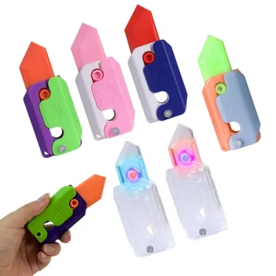 3D 야광 당근칼 피젯토이 피젯나이프