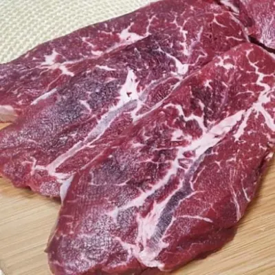 소고기 부채살 스테이크 600g 부채살덮밥 육우 캠핑스테이크